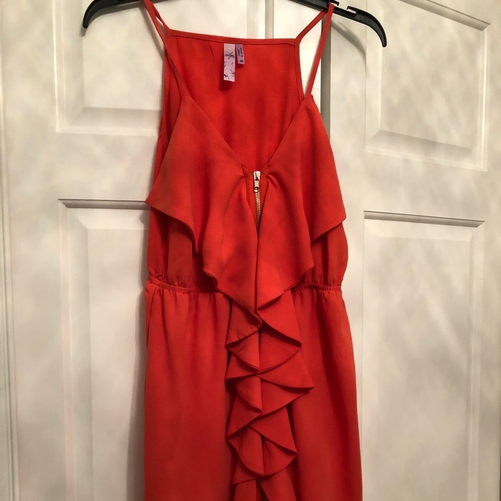 Alya mini dress with ruffles